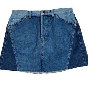 Urban Outfitters BDG Denim Patchwork Jean Skirt Size Large